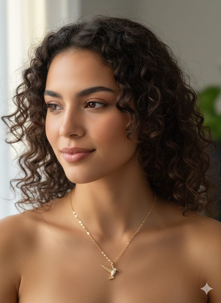 Hummingbird Pendant Necklace