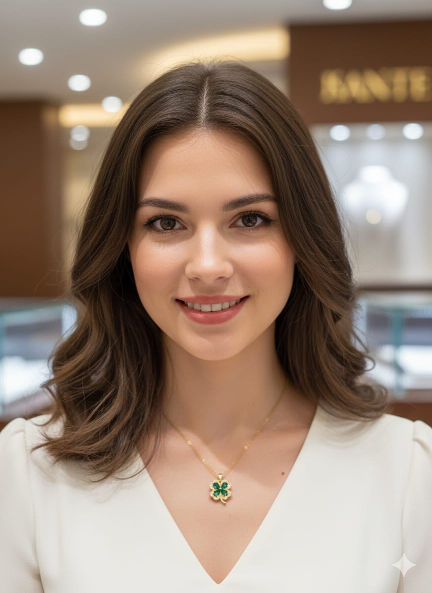 Four-leaf clover pendant Necklace